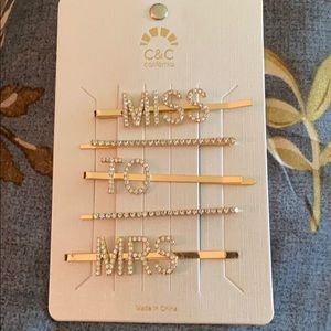 Never worn hair clips bridal